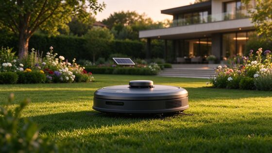 Industry Robert solar robotic mower equipped with rtk and lidar fusion technology for centimeter precision and lawn maintenance