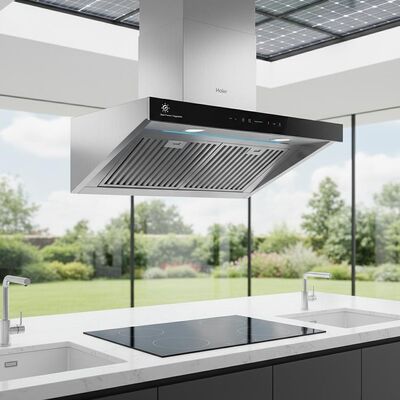 Haier Brand Extractor Hood With 20000L/Minute Airflow For Efficient Kitchen Ventilation