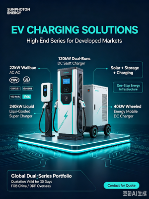 SunPhoton High End Series Smart EV Charger For Developed Markets
