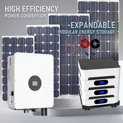 Sistema de energía solar de 30KW 50kwh LiFePO4 Batería de litio 380V 400V